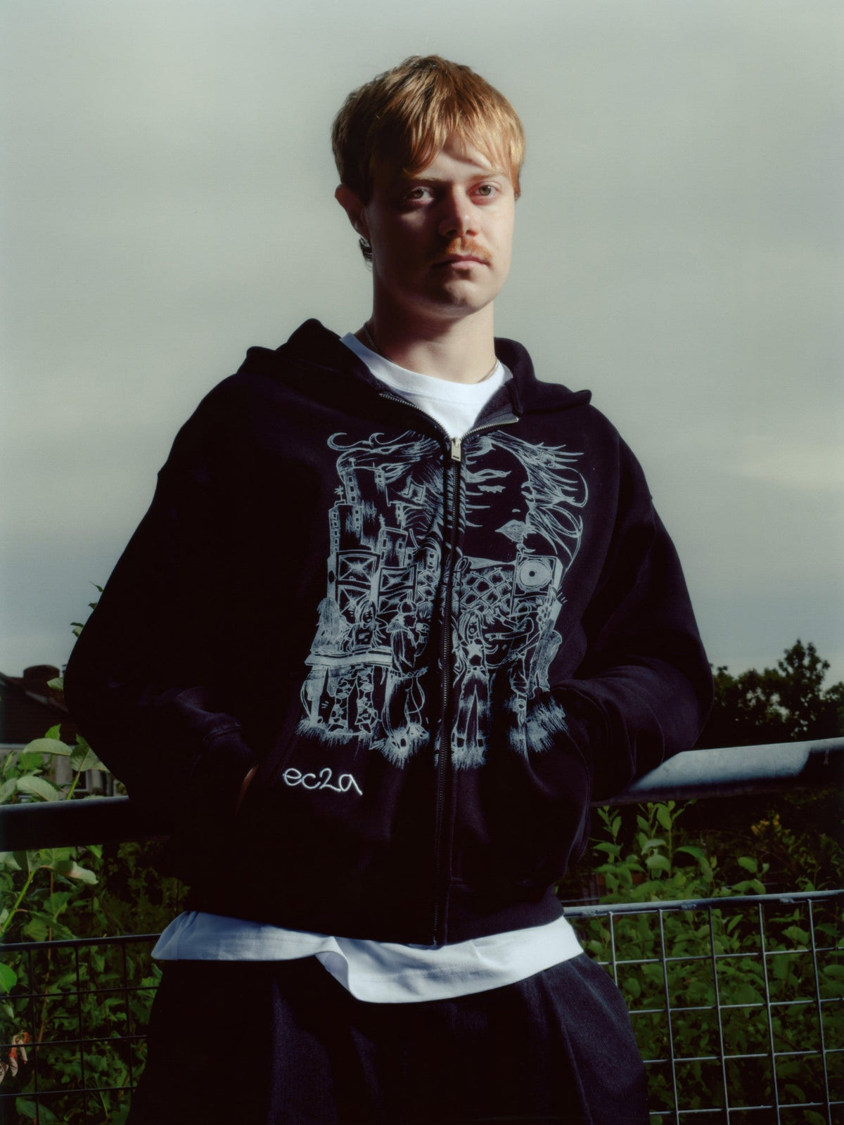 ec2a AW capsule - Digital Soundbwoy Zip Hoodie