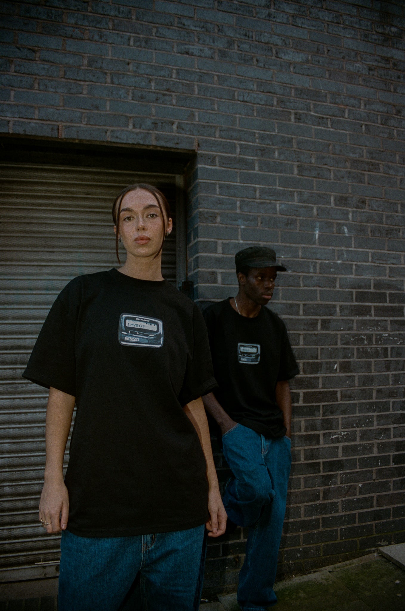 Pager Tee - Black