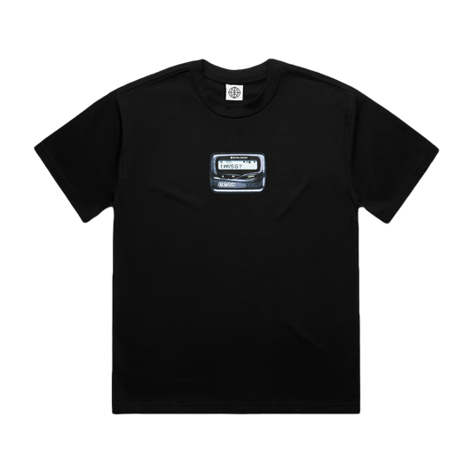 Pager Tee - Black