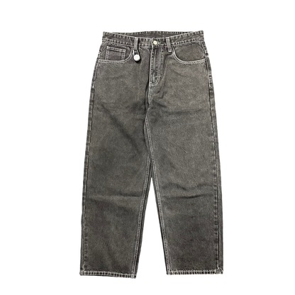 "Dancing People" Denim Jeans - Black