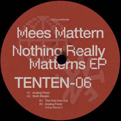TENTEN06 - Mees Mattern - Nothing Really Matterns EP