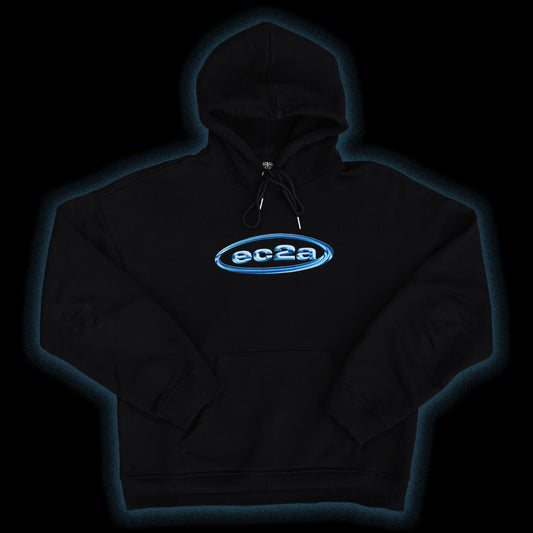 "Digital Logo" Hoodie - Black